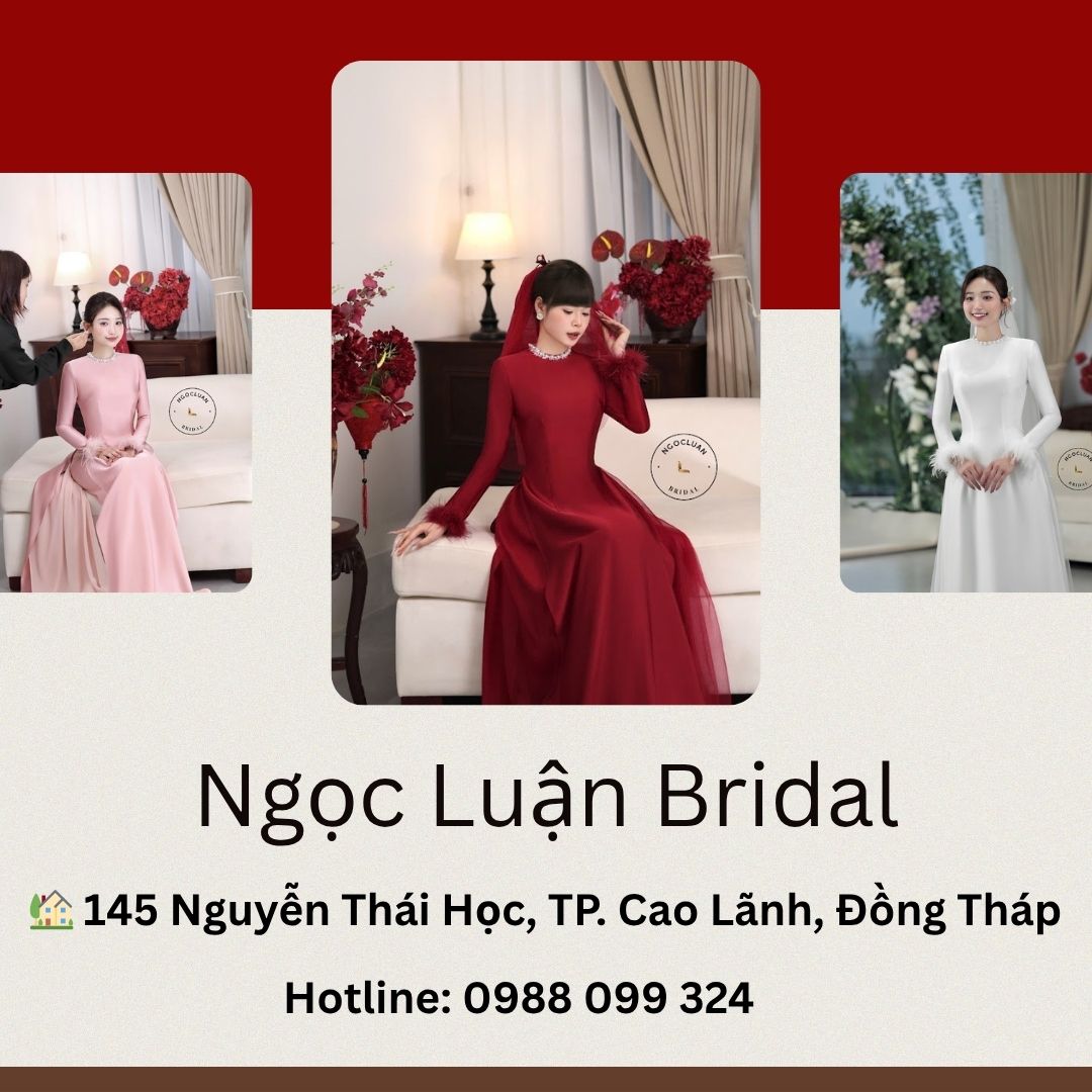 Thuê Áo Dài Cô Dâu – Bà Sui – Bưng Mâm Đẹp tại Đồng Tháp