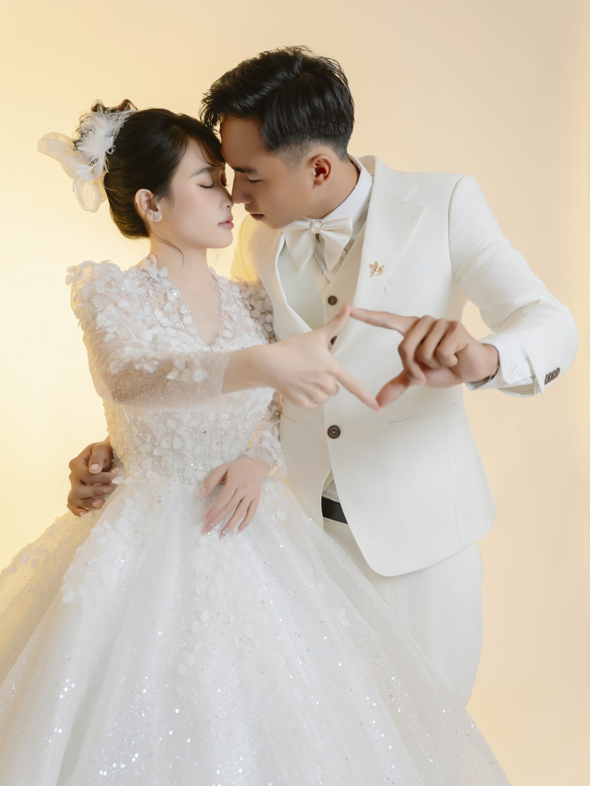 Váy cưới dáng xòe nhẹ tại Ngọc Luận Bridal Cao Lãnh